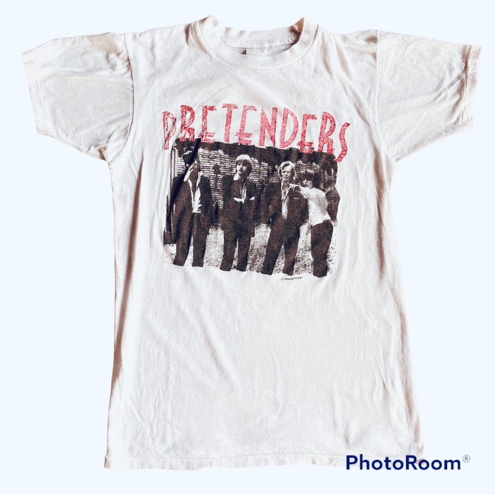 Vintage The Pretenders Authentic Concert T-shirt UK tour ‘81-‘82